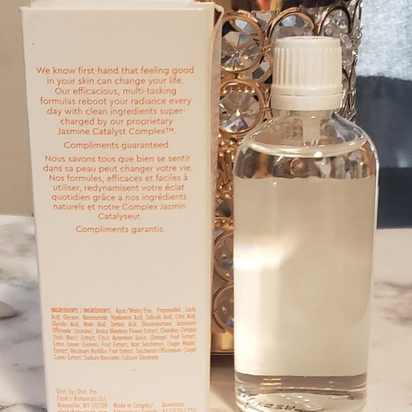 NWT Clark's Botanicals 7-acid daily glow peel 100 ml hyaluronic acid AHA BHA PHA - Picture 3 of 8